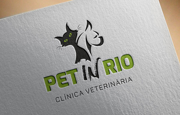 Criação de logomarca e Identidade Visual para Clínica Veterinária Pet in Rio Easy Design